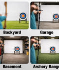 Heavy Duty Archery Backstop Net 5 By 10 Feet With Rope And Hooks Portable Arrow Catcher for various training locations