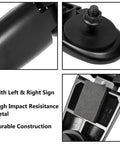 Rear Window Liftgate Hinge Set Right And Left Replacement For 1998 2002 Ford Explorer And 1998 2001 Mercury Mountaineer Plug And Play OE Style Glass Hinge Upgrade featuring durable metal construction and left-right labeling
