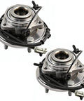 2Pcs Front Wheel Bearing And Hub Assembly For 2005-2010 Grand Cherokee And 2006-2010 Commander With ABS 5 Lug Wheel Hub