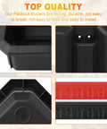 Close-up view of Detachable Handle Packout Storage Tray for 22 Inch Tool Box with dual handles and durable material details.