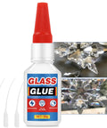 Ultra Strong Glass Glue For Mirrors Jewelry And Diy Art 30g Clear Adhesive With Fast Cure Bond That Sticks Without Clamps