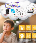 8 Set Electric Circuit STEM Kits For Kids Aged 8 To 12 Easy Setup No Tools Needed Each Kit Comes With Its Own Manual Supports Up To 8 Players Batteries Not Included Super Fun Hands On Electronics Projects, child with circuit parts