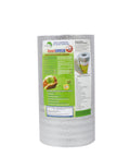 SmartSHIELD foam-core reflective insulation roll, aluminum-faced, 24x25 ft for HVAC duct wrap