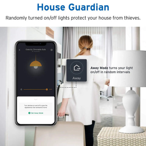 Smart LED Light Bulb That Plays Nice With Alexa Google Home And IFTTT No Hub Required 4 Pack 9W 60W Equivalent 806 Lumens app