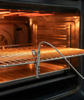 K Type Thermocouple Temperature Probe For Oven And Meat, 316 Stainless Steel Probe With Shielded Wire, installed in oven