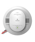 Smart Smoke And Carbon Monoxide Detector With Hardwired Power And Battery Backup Wire Free Interconnect Voice Alerts And Led Status Light 85 Decibel Alarm Model 30CUAR VRF
