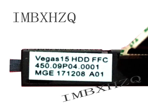 HDD FFC SATA Hard Drive Cable Replacement For Dell Vegas 15 Laptops V3568 V3468 3567 Direct Drop In Plug And Play Ready High Quality Connector PN 450.09P04.0001 label close-up