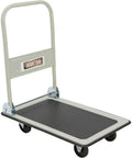 Beefy Folding Platform Truck With 330 Lb Capacity, 29 In Long By 19 In Wide Platform, 4 In Casters, Non Slip Surface