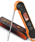 Digital Meat Thermometer With Backlight And Hold Calibration And Waterproof IP65 Fast 1 To 2 Second Temperature Read Ultra Accurate