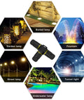 Heavy Duty 3 Way IP68 Waterproof Electrical Junction Boxes For Outdoor Wiring With Three Pin Cable Connectors shown among various outdoor light installations.