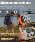 5G HD image transmission showing beginner 4K Camera Drone For Newbies With Big Screen Remote FPV Flight With 50 Minute Battery
