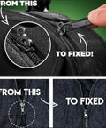 Zipper Repair Kit Quick Fix Clip For Coats Jackets Luggage And Backpacks No Fuss Zip Slider Rescue 6 Piece Universal Zipper Repair Set