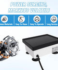 Two Level Intensity Lab Vibrator For Gypsum Mixing 8 By 6 Inch Square Quartet Vibrator JT 51B showing motor and features