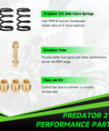 Exhaust Pipe Kit For Predator 212cc And GX Engines Fits Coleman Mini Bike CT200U EX BT200X Baja Warrior With Valve Springs and Parts