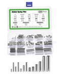 Roll Pin Set 220 Piece Slotted Spring Pins 304 Stainless Steel Rust Resistant Heavy Duty Includes Sizes From M1.5x6mm To M6x30mm