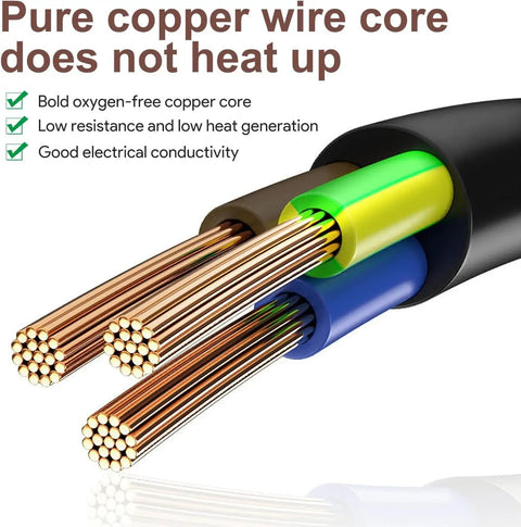 54.6V Charger For Haze Battery Pack Compatible With JHAZE-BLK, close-up of pure copper wire core, does not heat up