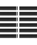Workhorse 40 Ft Galvanized Steel Landscape Edging Kit With 12 Pack Panels For Lawn Borders, 40 Inch Long By 8 Inch High, No Dig Hammer In Border
