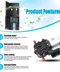 Water Pump Kit for Primo, Avalon, and Brio Bottled Water Dispensers, 12V DC, 0.32 GPM, Replacement DP005A2, Easy DIY Install, Fix Slow or No Water Flow, Keeps Your Water Cooler Pumping, metal pump