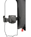 Side view of Ultra Lightweight Foldable Travel Scuba BCD Jacket For Unisex Divers with quick release ballast system
