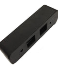 T-42 Solid Molded Rubber Trailer Bumper With Drilled Mounting Holes And Galvanized Washers, Impact Absorbing Weather Resistant Shield