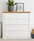 Dresser with wooden top featuring Two Pack 5.83 Inch Adhesive Cabinet Handles Self Stick Instant Install Drawer Pulls