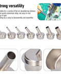 7 Pcs Oblique Nozzle Kit For Hot Air Rework 22mm Diameter Fits 861 Soldering Desoldering Station Accessories