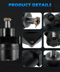 Direct Replacement Hydraulic Wheel Motor For Parker Dynamic Series Beefy Cast Iron High Torque 300cc Per Revolution 240 Bar Max Pressure