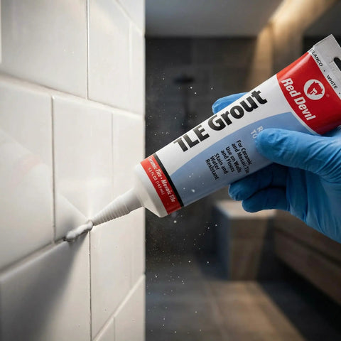 Pro Grade Pre Mixed Tile Grout For Wall And Floor Use With Excellent Adhesion Ready To Use Formula White 5.5 Oz 2 Pack Great For Quick Repairs And Fresh Grout Lines