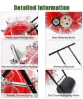12 Nozzle Manual Seed Planter With 6 Seed Plates For 3-15mm Corn Soybean And Peanut Hand Push Seeder parts and features diagram