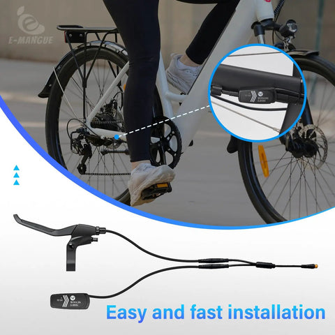 Must Have Ebike Gear Shift Sensor For Mid Drive Conversions That Keeps Your Ride Smooth Compatible With Bafang BBS01B BBS02B BBSHD IP65 Waterproof 3 Pin Male Connector Stops Power During Shifts To Prevent Grinding And Extend Chain And Cassette Life