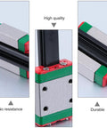 Slick Mini Linear Guide Rail Block Slider Made From Durable Alloy Steel showcasing high-quality components and smooth gliding action.