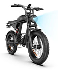 Powerful 1500W Fat Tire Electric Bike For Adults With 34 MPH Top Speed, 30 Degree Climb, 48V 20Ah Battery, side view, yellow