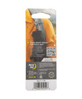 Packaging of G Series SlideLock Three Dual Chamber Carabiner for Keychains showcasing attachment use on a backpack.