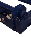Detailed view of Heavy Duty Electric Cable Reel Roller With Adjustable Speed And Automated Foot Remote Operation for 15 Ton Reels.