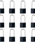 Outdoor Rustproof Covered Brass Padlock With Stainless Steel Long Shackle Keyed Lock For Gate Fence Hasp Cabinet Toolbox