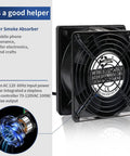 Solder Smoke Absorber Fan With Speed Controller For Fume Remover Smoke Extractor 120mm 120V Cooler adjustable ventilation unit
