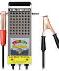 Heavy Duty Car Battery Load Tester 12V 100A And 6V 50A With Voltmeter For Cars Trucks SUVs Boats RVs Motorcycles ATVs And More Alligator Clips Fast Battery Health Diagnostic Tool Plug And Play, metal body and clamps