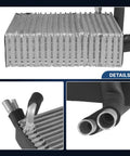 Beats The Heat AC Evaporator Core for Dodge Ram 1500 2500 3500 2002 to 2006, showcasing aluminum tubes and sealed housing.