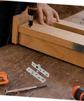 Heavy Duty Concealed Door Pivot Hinge In Stainless Steel Rotatable Hidden Hinge For Cabinet And Bookcase Doors being installed