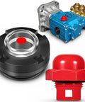 Oil Level Sight Glass With Gasket And Oil Fill Cap Kit For Pumps 2SF 3DX 4DX 5DX Fits DeWalt Pressure Washers