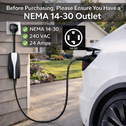 Level Up Your EV Life With This Rock Solid 10 Inch Nema 14-30 Wall Adapter Engineered For Tesla Gen Two And Three Connectors, Serving Up Lightning Fast Level Two 24 Amp Power, Zero Hassle Setup And Pure Reliability For Home Or Weekend Getaways.