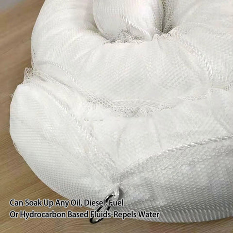 Heavy Duty Oil Only Absorbent Socks Eats Up Grease Without Breaking A Sweat Rock Solid Industrial Leak Control Tubes For Garages And Warehouses Water Repellent Polypropylene Build Handles Any Mess Smoothly