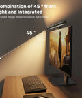 Monitor Light Bar For Eye Comfort And True Color CRI 95 Reading Lamp USB Dimmable Backlit Desk Light No Glare Space Saving 16.15 Inch Office