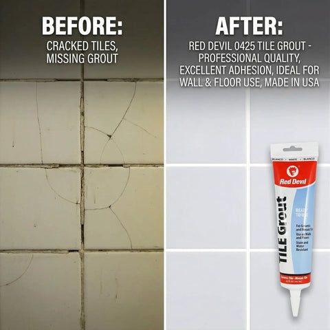 Pro Grade Pre Mixed Tile Grout For Wall And Floor Use With Excellent Adhesion Ready To Use Formula White 5.5 Oz 2 Pack Great For Quick Repairs And Fresh Grout Lines
