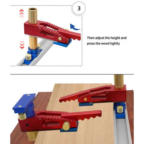 Heavy Duty Bench Dog Hold Down Clamp For Workbench And Desktop Woodworking Pro Grade Adjustable Pressure Ranges assembly
