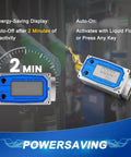 Energy-saving feature of Digital Turbine Flow Meter Three Quarter Inch Auto On Off Industry Grade Aluminum Alloy Fuel Meter