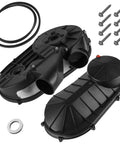 Replacement Cvt Clutch Cover Kit For Polaris Ranger 900 Xp And Crew 2013 To 2019, black steel housing with bolts and seals.