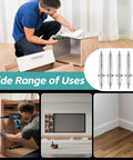 Dual Direction Skirting Nails For Baseboards With Included Sleeve Tool Double Headed Nails Deliver Mark Free Installation