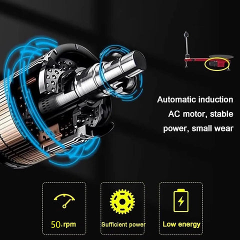 Electric Stretch Film Wrapping Machine Dispenser For Pallet Packing motor details, AC motor, 50 RPM, energy-efficient