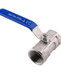 Stainless Steel 1 Inch Ball Valve NPT Standard Port For Water Oil Gas Built Tough Serviceable 1PC Valve With Female To Female Threads